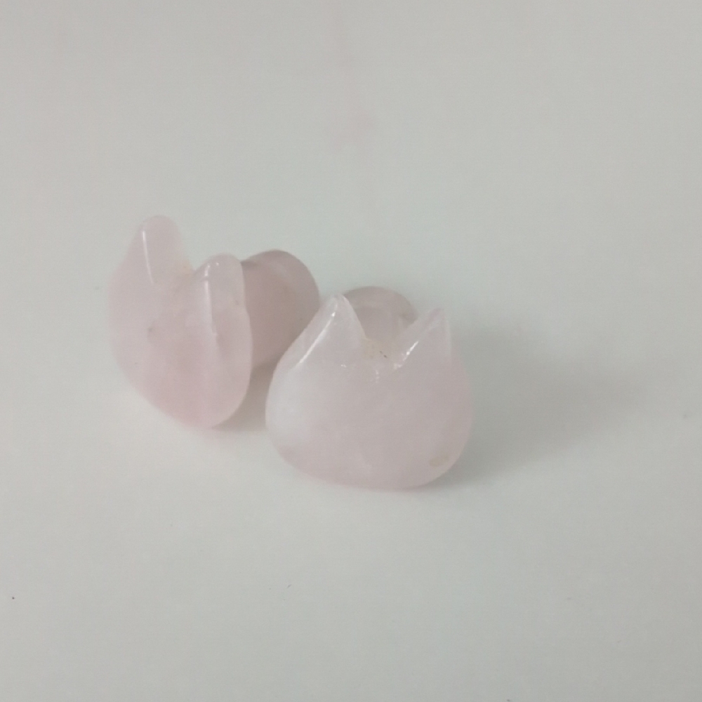 Pink Cat Ear Shaped Earrings